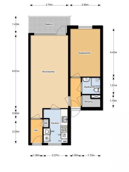 Appartement te huur in Utrecht