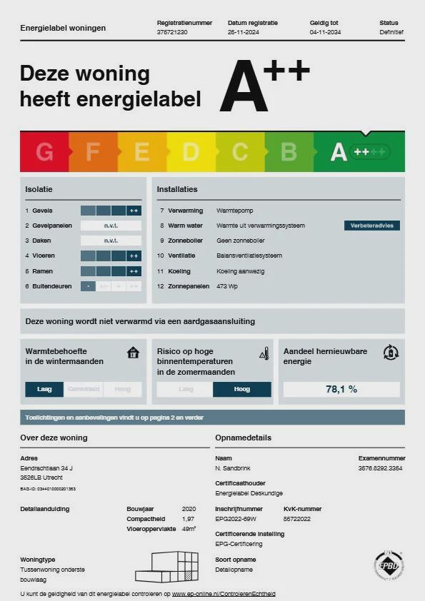 3552 CV Utrecht (Ondiep)