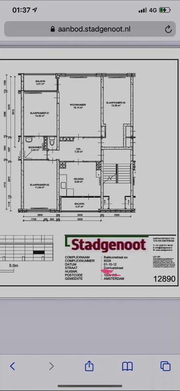 1024 WC Amsterdam (Waterlandpleinbuurt)