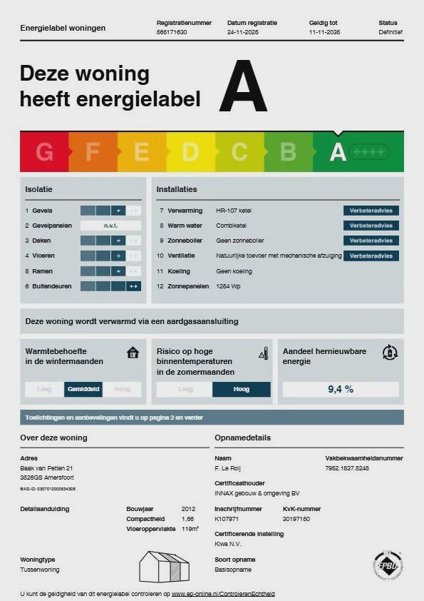 3826 GS Amersfoort (De Baken)